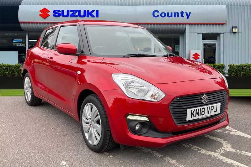 Red Used 2018 Suzuki Swift SZ-T Hatchback | £7,700 (Fair price) - Image 1/4