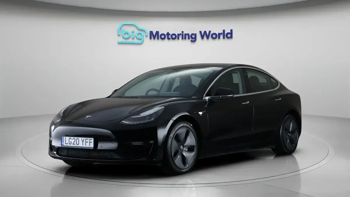 Used Tesla Model 3 Long Range AWD 366 kW (498 HP) 2020 Black Sedan