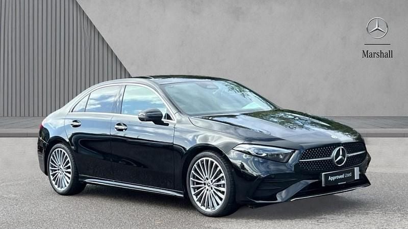 Black Used 2024 Mercedes A200 AMG Line Premium Plus Sedan | £28,480 (Expensive) - Image 1/4