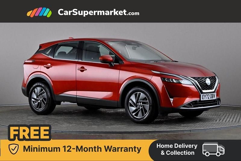 Red Used 2022 Nissan Qashqai Acenta Premium SUV | £14,997 (Good price) - Image 1/4