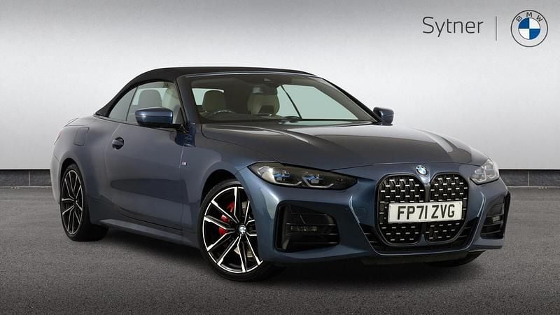 Blue Used 2022 BMW 420 M Sport Cabriolet | £29,250 (Fair price) - Image 1/4