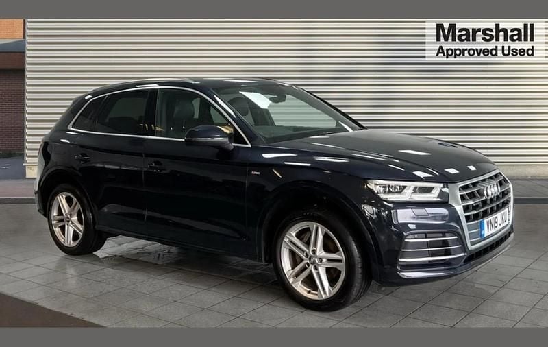 Blue Used 2019 Audi Q5 S-Line SUV | £18,990 (Good price) - Image 1/4