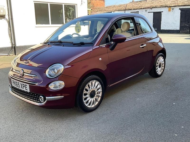 Used Fiat 500 Lounge 69 HP (50 kW) 2015 Red Hatchback