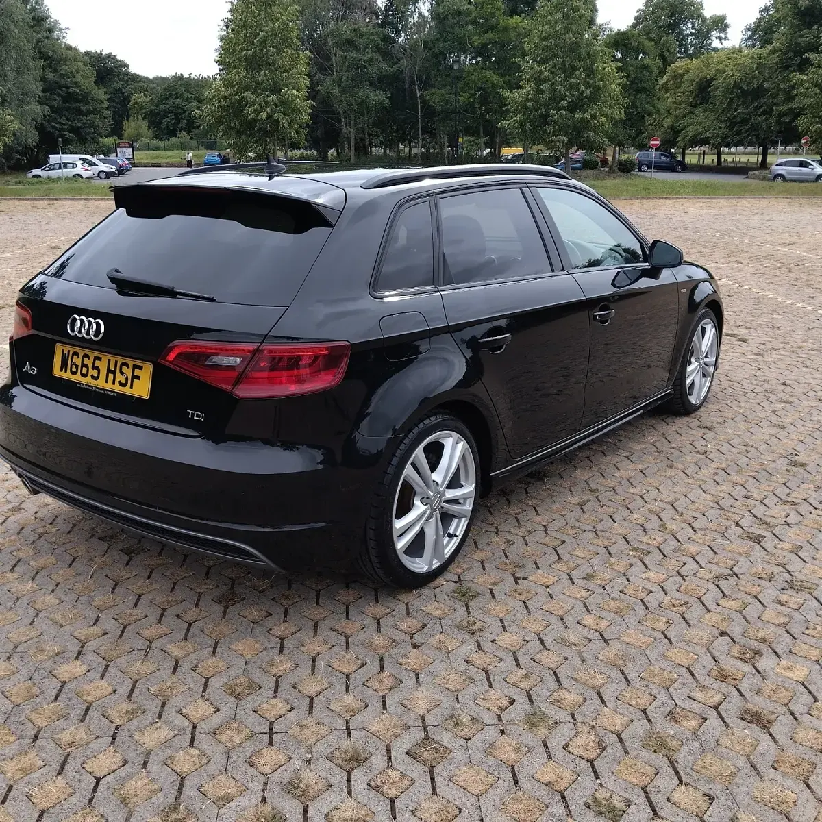 Used Audi A3 S-Line 2015 Black Hatchback
