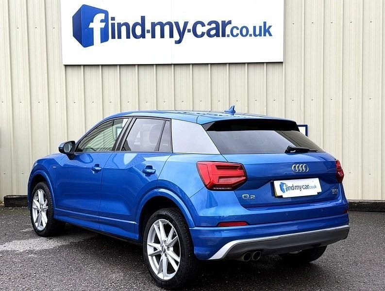 Used Audi Q2 S-Line 190 HP (139 kW) 2018 Blue SUV