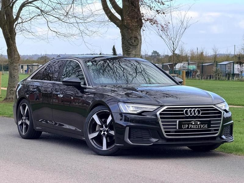 Used Audi A6 S-Line 204 HP (150 kW) 2019 Black Sedan