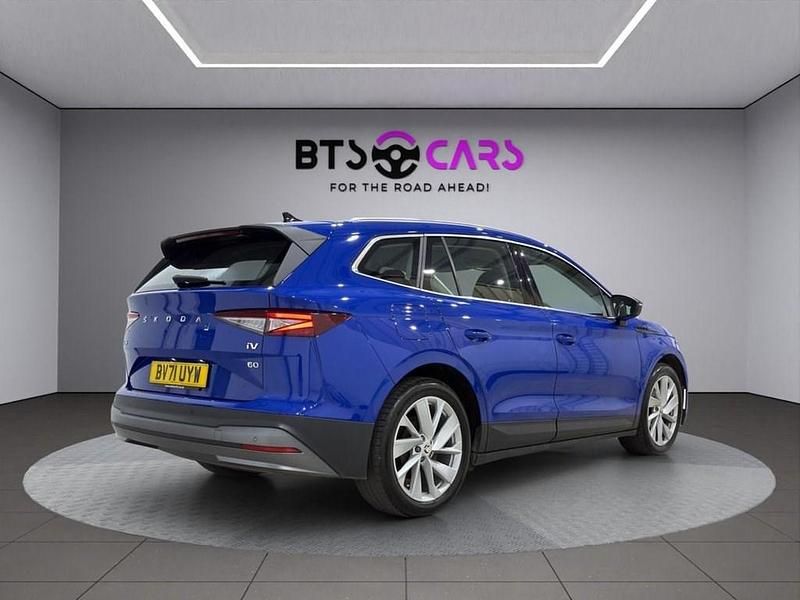 Used Skoda Enyaq iV ecoSuite 131 kW (179 HP) 2021 Blue SUV