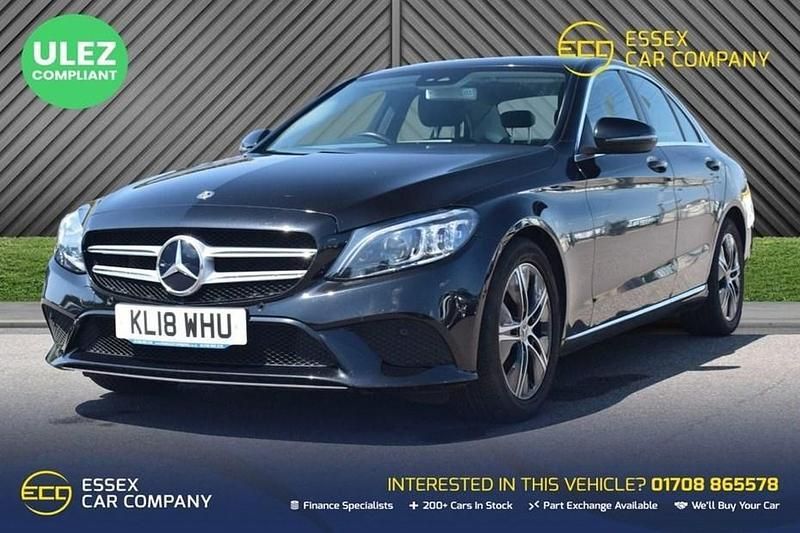 Black Used 2018 Mercedes C200 Premium Sedan | £15,400 (Good price) - Image 1/1