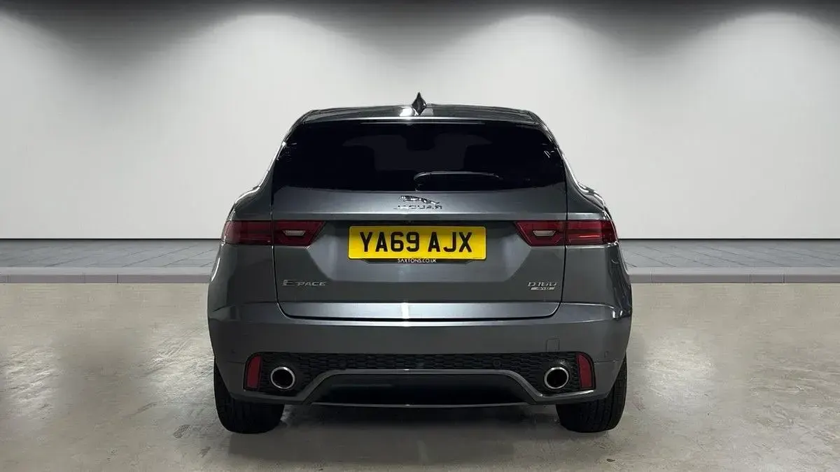 Used Jaguar E-Pace Chequered Flag 180 HP (132 kW) 2019 Exterior paint  corris grey SUV