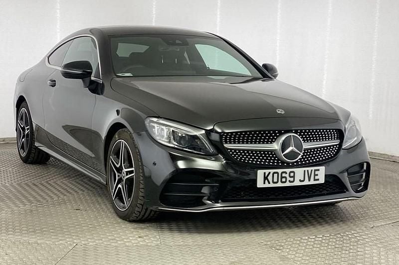 Black Used 2020 Mercedes C220 AMG Line Premium Coupe | £20,795 (Fair price) - Image 1/1