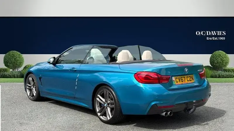 Used BMW 420 M Sport 184 HP (135 kW) 2017 Blue Cabriolet
