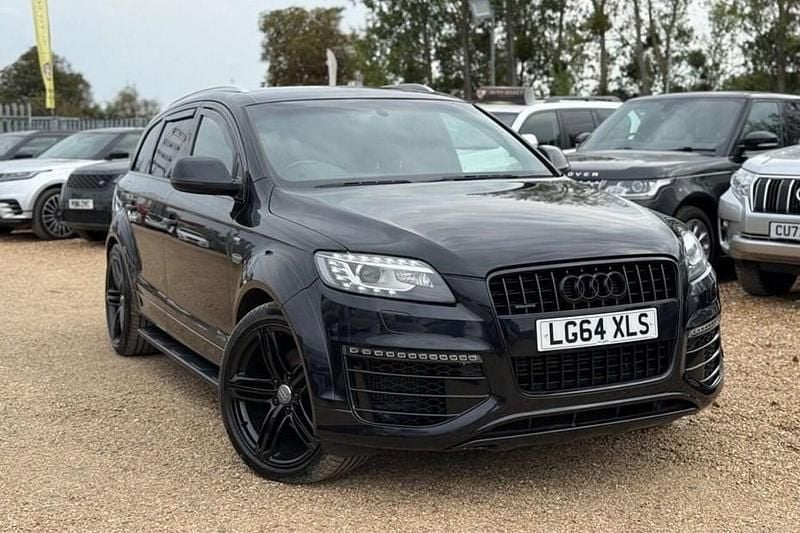 Black Used 2014 Audi Q7 S-Line SUV | £13,999 (Good price) - Image 1/1