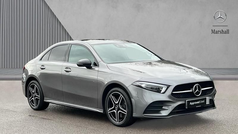 Mountain grey metallic Used 2022 Mercedes A250 AMG Line Premium Plus | £23,220 (Fair price) - Image 1/4