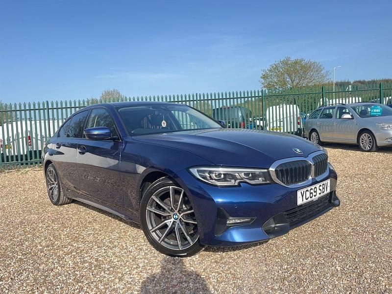 Used BMW 320 Sport Line 190 HP (139 kW) 2019 Blue Sedan