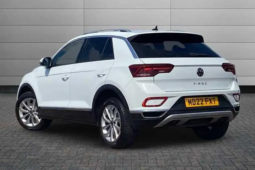 Begagnad VW T-Roc Style 150 HK (110 kW) 2022 Vit SUV