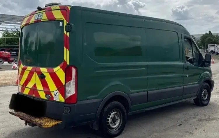 Used Ford Transit 130 HP (95 kW) 2017 Green Van