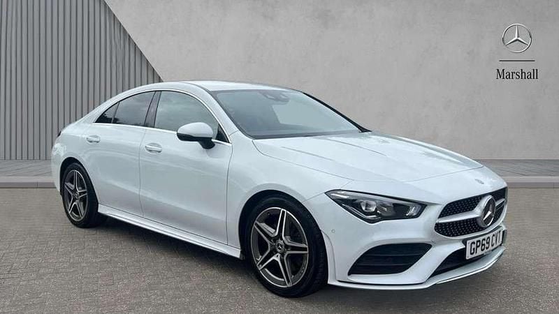 White Used 2020 Mercedes CLA200 AMG Line Premium Coupe | £21,431 (Fair price) - Image 1/4