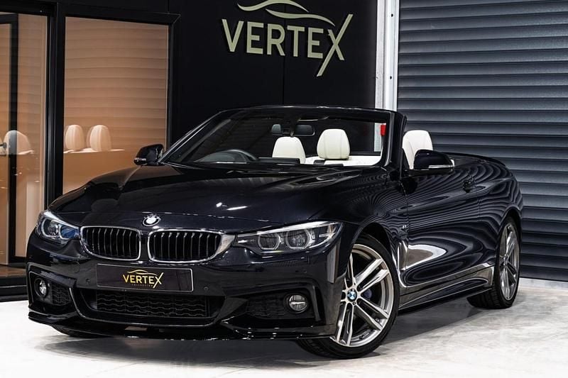 Black Used 2018 BMW 420 M Sport Cabriolet | £14,970 (Fair price) - Image 1/4