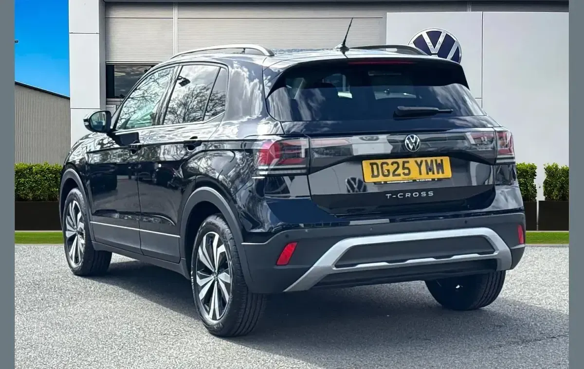 Second-hand VW T-Cross Match 95 CP (69 kW) 2025 Negru SUV