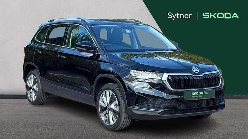 Black magic pearl effect Used 2024 Skoda Karoq SE L SUV | £22,000 (Super price) - Image 1/4