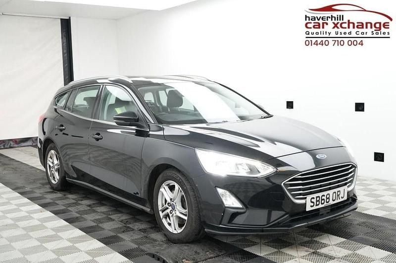 Black Used 2019 Ford Focus Zetec Estate | £6,795 (Good price) - Image 1/4