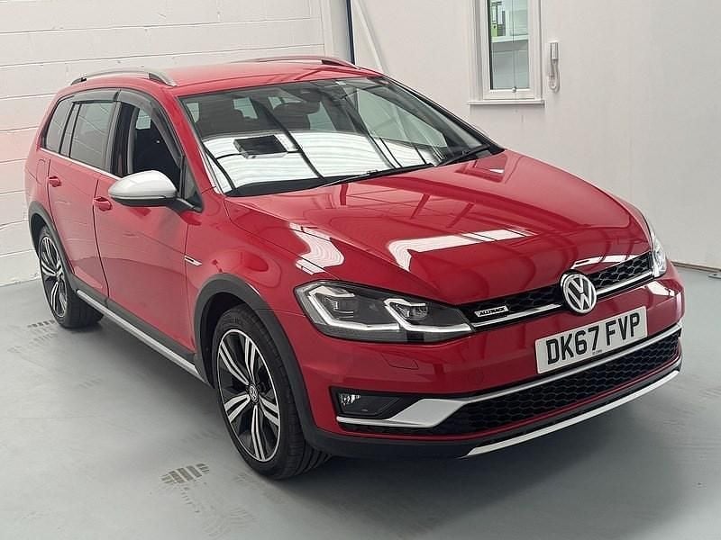 Red Used 2025 VW Golf Alltrack Estate | £18,995 - Image 1/4