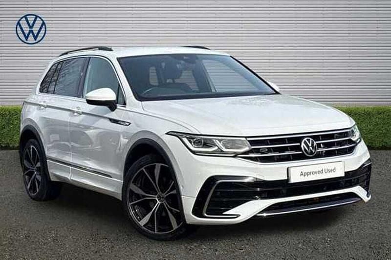 Used VW Tiguan R-line 150 HP (110 kW) 2021 White SUV