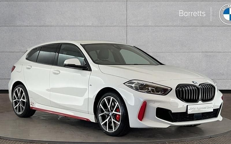 White Used 2023 BMW 128 Shadowline Hatchback | £24,690 (Fair price) - Image 1/4