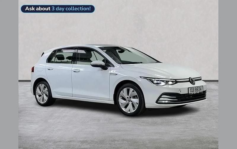 Second-hand VW Golf VIII Style 150 CP (110 kW) 2021 Alb Hatchback