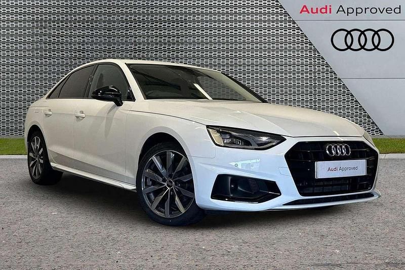 White Used 2022 Audi A4 Sport Sedan | £21,495 (Fair price) - Image 1/4