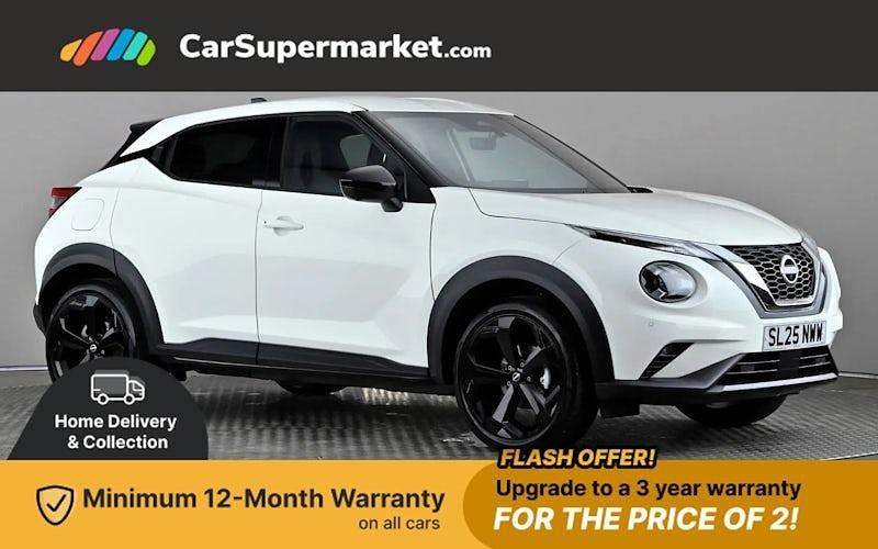 White Used 2025 Nissan Juke Tekna SUV | £19,697 (Expensive) - Image 1/3