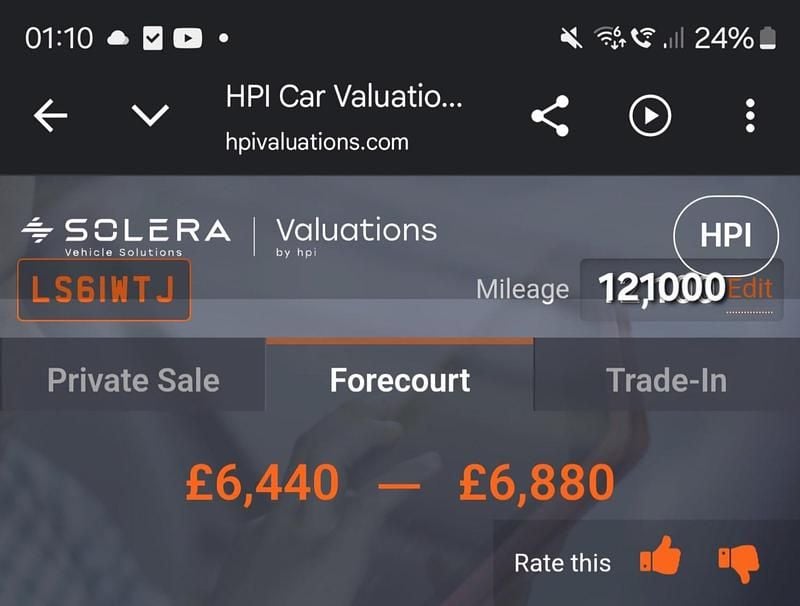 Used Skoda Fabia vRS 180 HP (132 kW) 2011 Red Estate