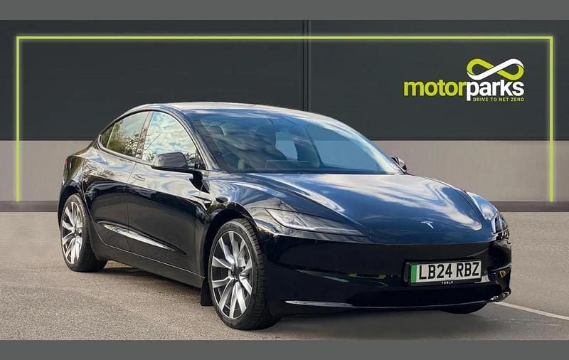 Black Used 2024 Tesla Model 3 Long Range AWD Sedan | £34,750 - Image 1/4