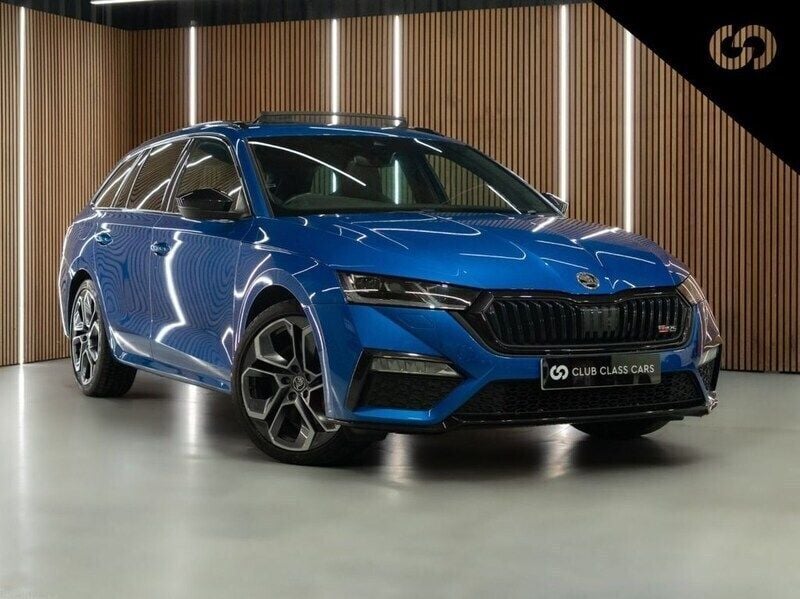 Blue Used 2022 Skoda Octavia vRS Estate | £26,995 (Expensive) - Image 1/4