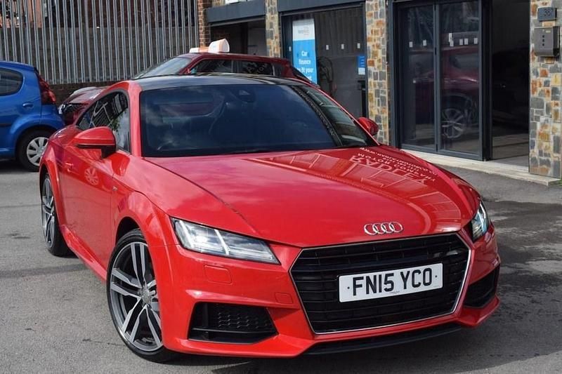 Red Used 2015 Audi TT S-Line Coupe | £12,500 (Fair price) - Image 1/4