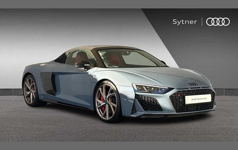 Grey Used 2024 Audi R8 Spyder Performance Cabriolet | £140,000 - Image 1/4