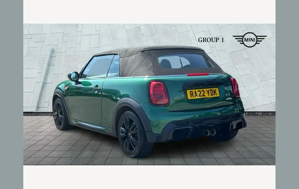 Used Mini John Cooper Works Cabriolet 228 HP (167 kW) 2022 Green Cabriolet