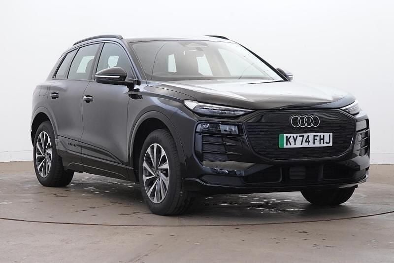 Black Used 2024 Audi Q6 e-tron Sport SUV | £48,450 (Good price) - Image 1/4