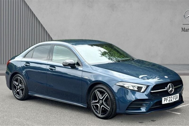 Blue Used 2022 Mercedes A180 Executive Sedan | £21,841 (Fair price) - Image 1/4