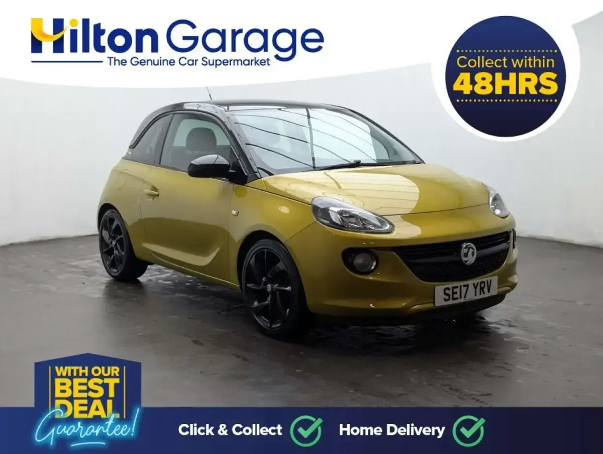 Begagnad Vauxhall Adam S 70 HK (51 kW) 2017 Guld Halvkombi
