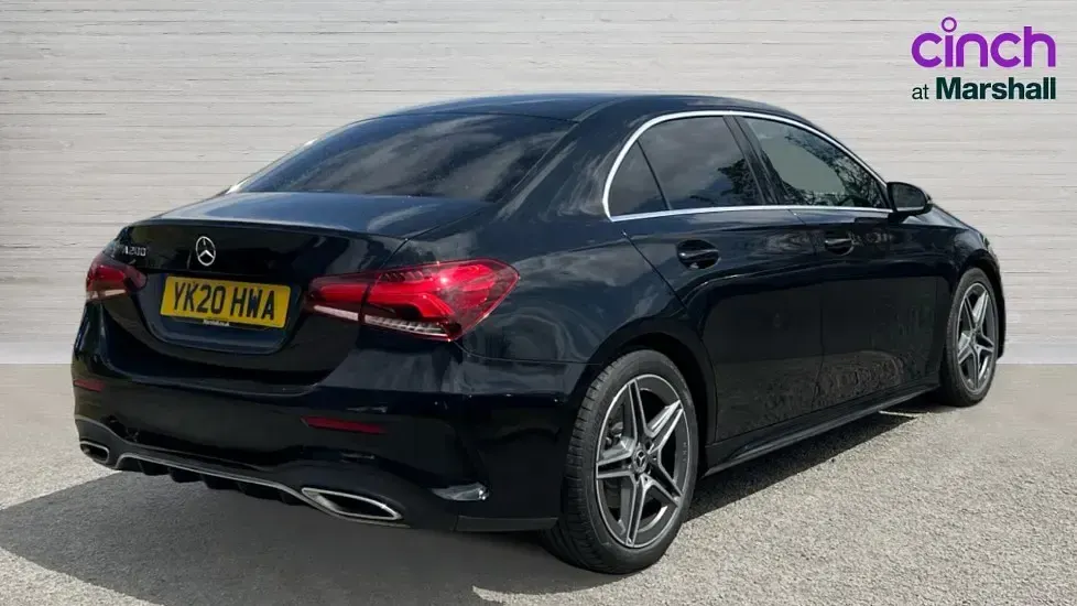 Used Mercedes A200 AMG line 163 HP (119 kW) 2020 Black