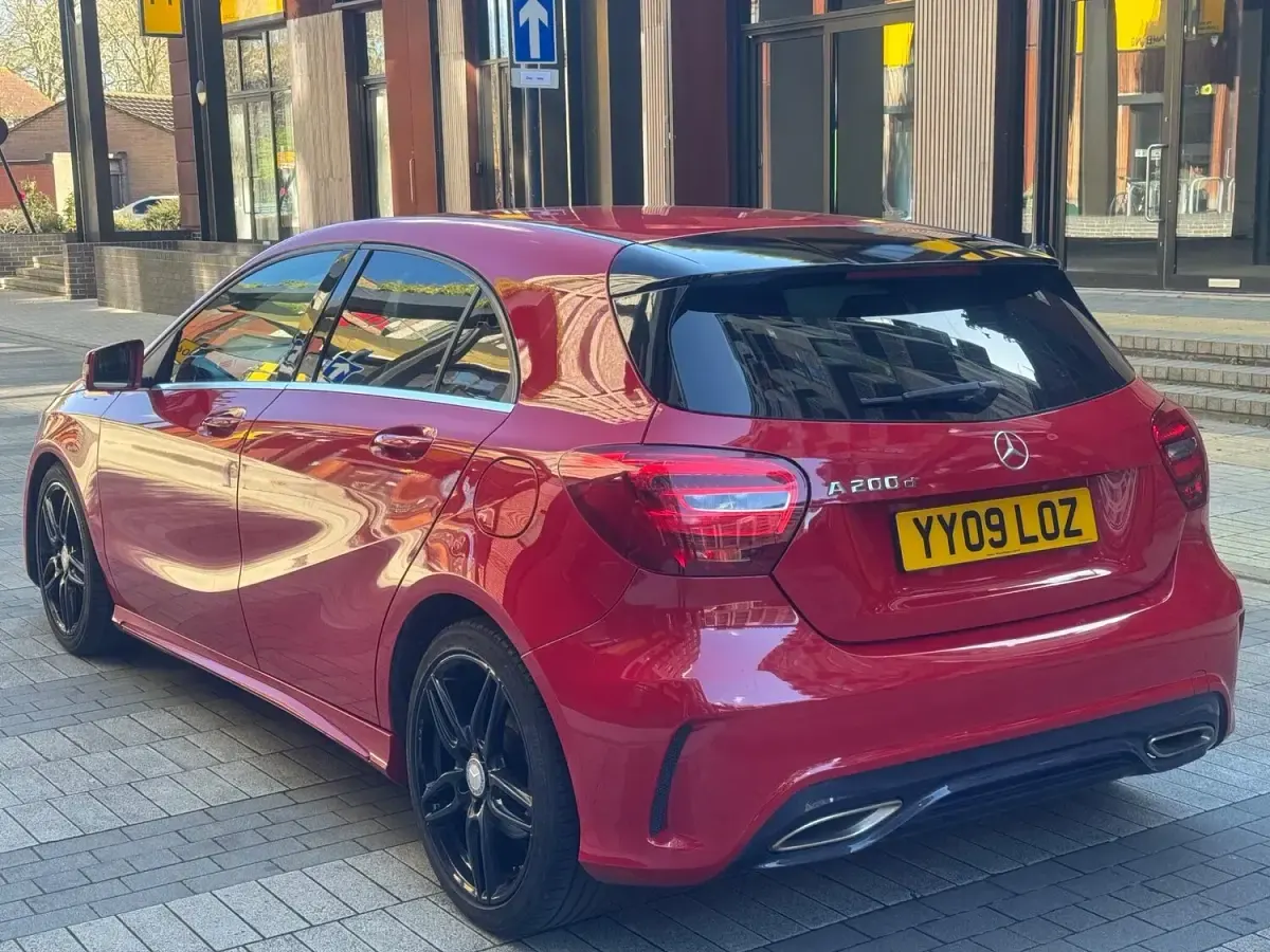 Used Mercedes A200 AMG line 2015 Red Hatchback