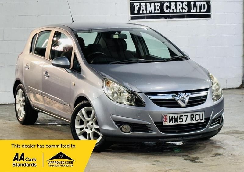 Used Vauxhall Corsa 2007 Silver Hatchback