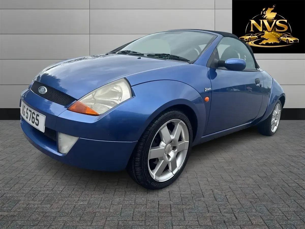 Used Ford StreetKa 95 HP (69 kW) 2005 Blue Cabriolet