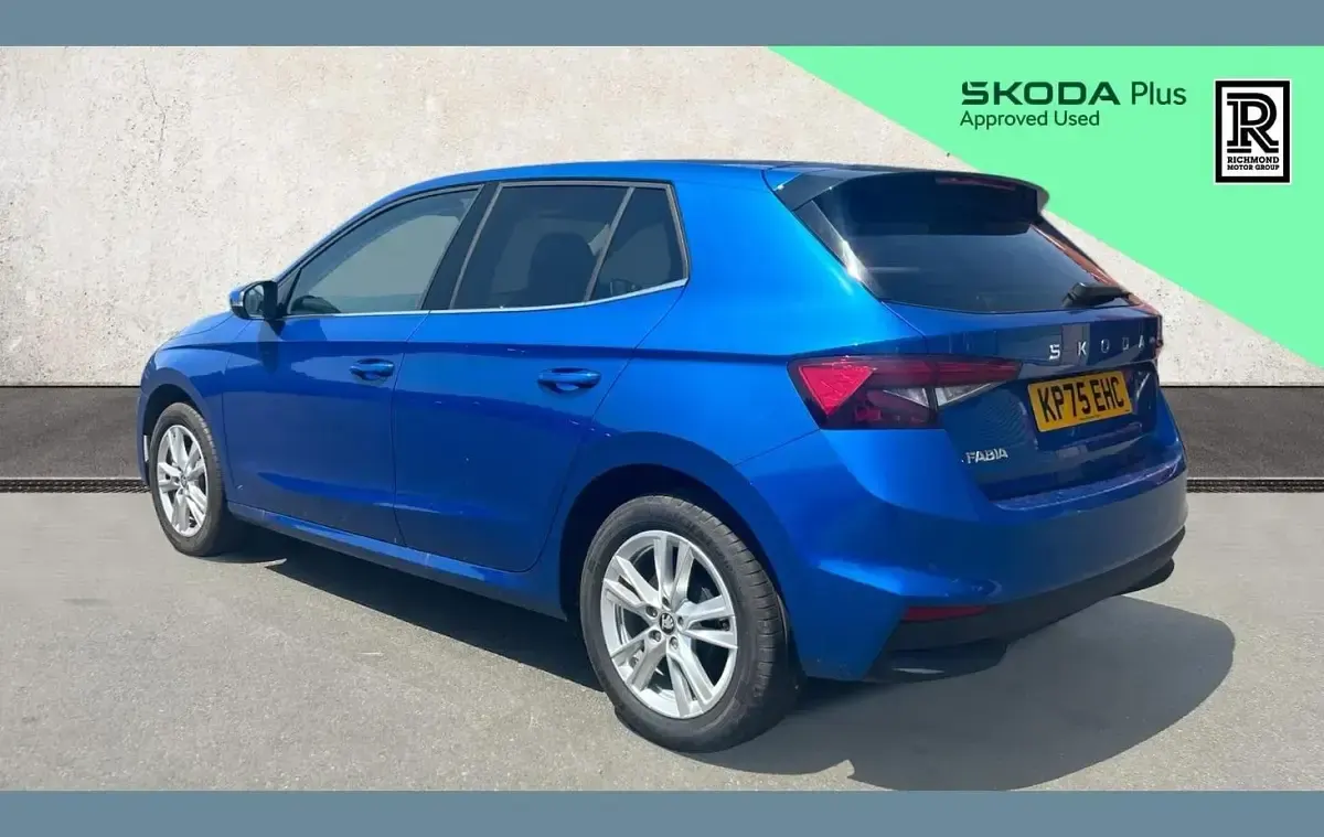 Used Skoda Fabia SE L 113 HP (83 kW) 2025 Blue Hatchback
