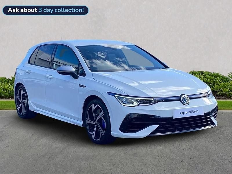 White Used 2022 VW Golf VIII R Hatchback | £29,624 (Fair price) - Image 1/4