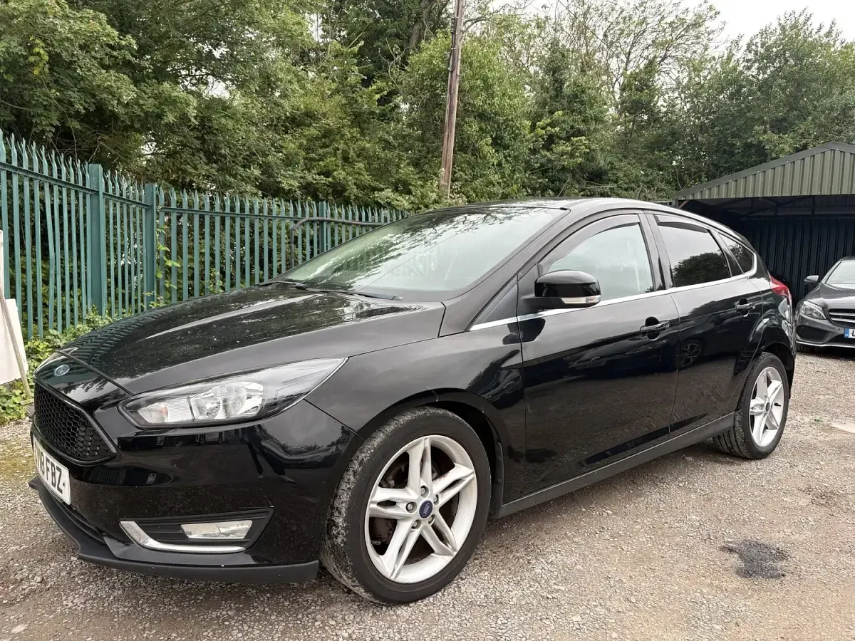 Used Ford Focus Titanium 125 HP (91 kW) 2018 Black Hatchback