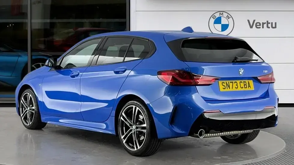 Used BMW 118 M Sport 136 HP (100 kW) 2023 Blue Hatchback
