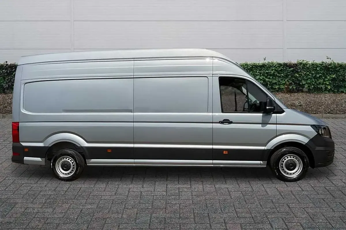Used VW Crafter 140 HP (102 kW) 2026 Oyster silver Van