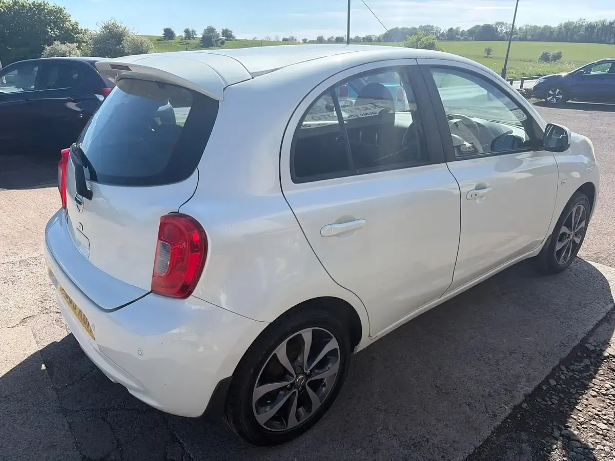 Used Nissan Micra Tekna 2015 White Hatchback